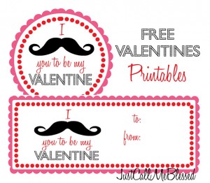 free valentines printables
