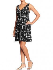 Cross Front Polka Dot Dress from Old Navy